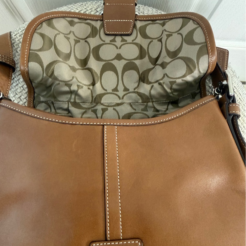 Coach Vintage Soho Brown Leather Shoulder Bag- Style No G3S-9480. - Picture 11 of 14
